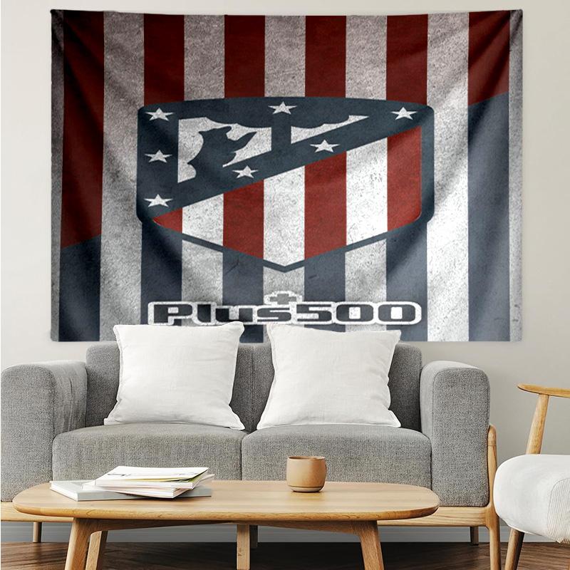 Atletico Football Club Printed Printed Tapestry, for Bedroom,Livingroom, dormitory, Large Wall Decor, Fabric Decor Fan Birthday Gifts