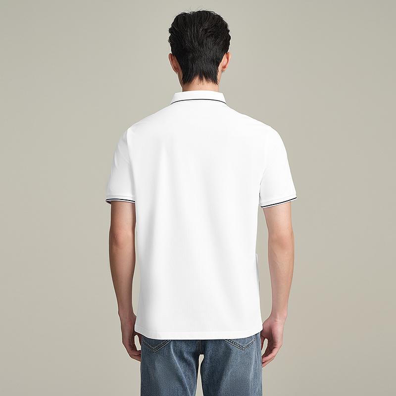 Moisture-wicking Polo Shirt with Cool Sensation