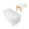 Disposable Fitted Sheet 80cm x 200cm White Nonwoven Fabric 15G 10 Pcs