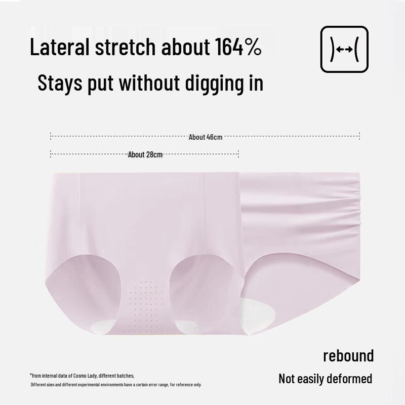 Urban Beauty Women's Ice Silk Seamless Briefs 4-Pack