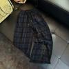 Plaid Embroidered Casual Pants Trendy Men's Spring New American Trend Wear Fashionable Men's Pants