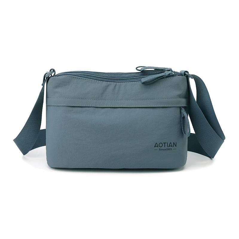 Women Men Nylon Shoulder Bag Lightweight Travel Bag Daily Use