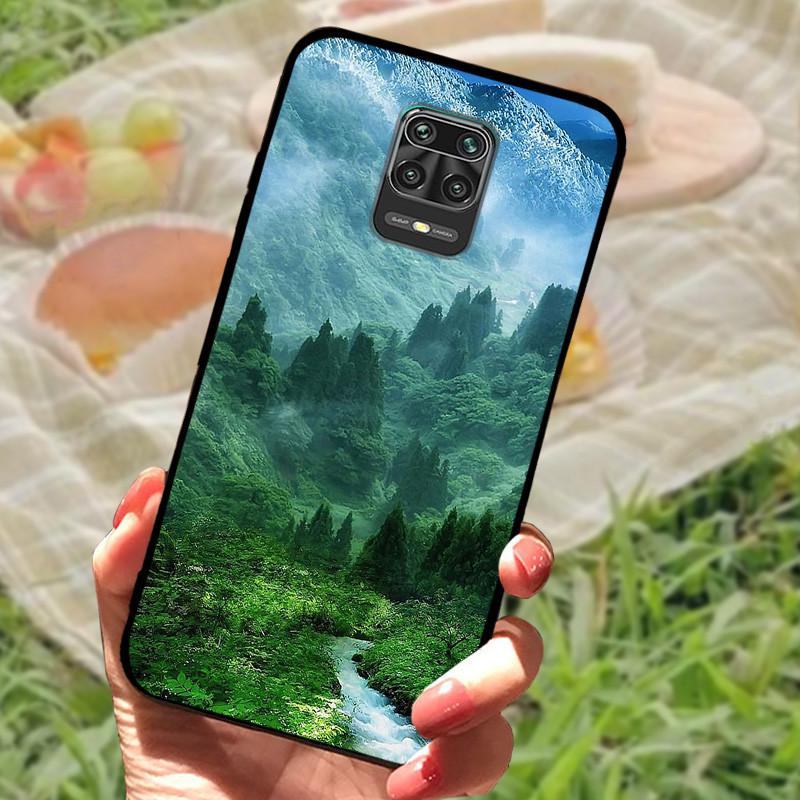 For Xiaomi Redmi Note 9 Cases Soft TPU Silicon Cartoon Phone Back Cover On Redmi Note 9 Pro Coque Note 9s Note 9 s Bumper Fundas