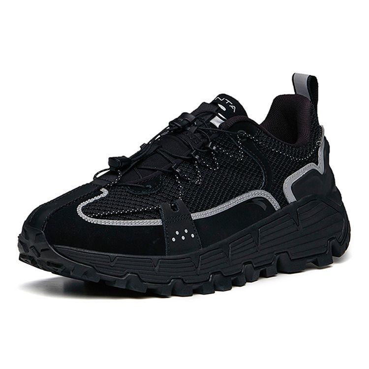 Anta Star Series Star Journey Mesh Low Top Running Shoes Men sneaker Black 112136633A-5