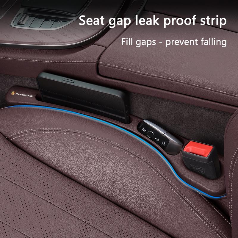 Car Seat Gap Filler Side Seam Plug Strip Leak-proof Filling Strips For Porsche Cayenne Panamera Macan 911 718 918 Taycan Boxster EX7