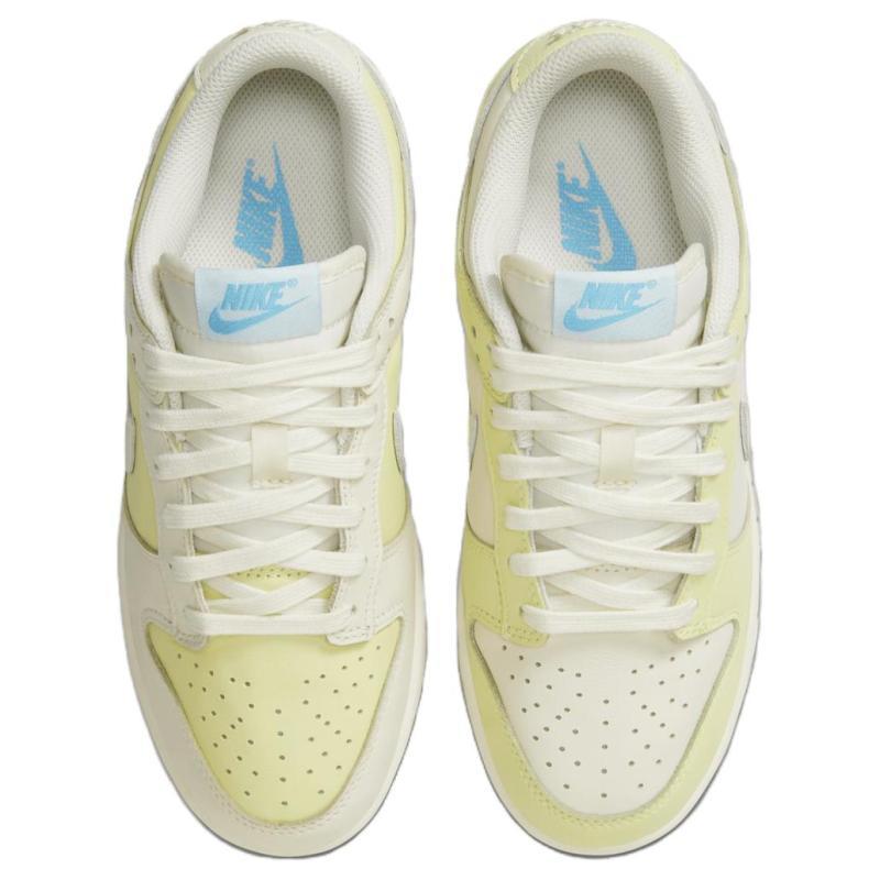 Nike Dunk soft and comfortable thin-soled low-top skate shoes for women in yellow