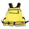 Fishing Vest Backpack Adjustable Breathable Outdoor Fishing Vest Yellow Free Size