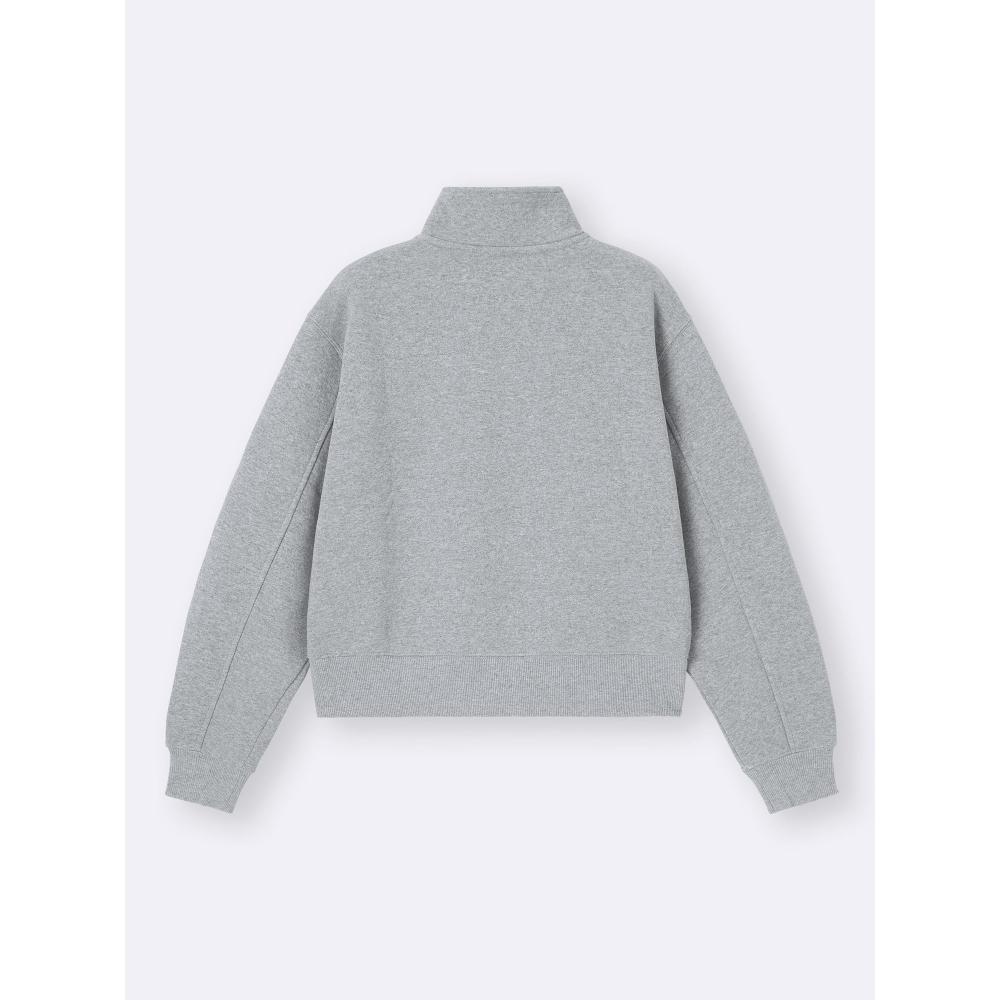 Gu By Uniqlo Heavyweight Sweat Half Zip Pullover