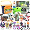 Zombies Vs Plants Action Toy Set With Storage Bucket And Figures Plantandzombie