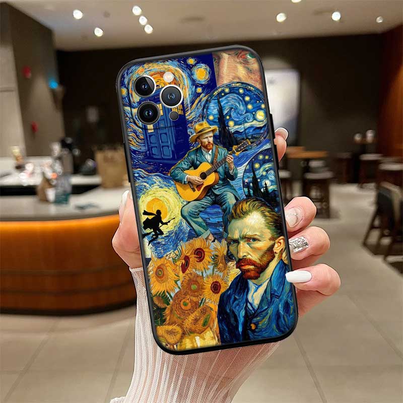 Starry Night Van Gogh Painting New High-End Shell Phone Case for Xiaomi Poco F8 M4 M5 M6 M7 X3 X6 X7 Pro GT NFC Ultra