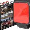 For Ford Toyota Jeep Nissan Chevrolet Ram Dodge 2'' Inch Safety Reflector Trailer Hitch Cover Tube Cap Plug Red for Receiver