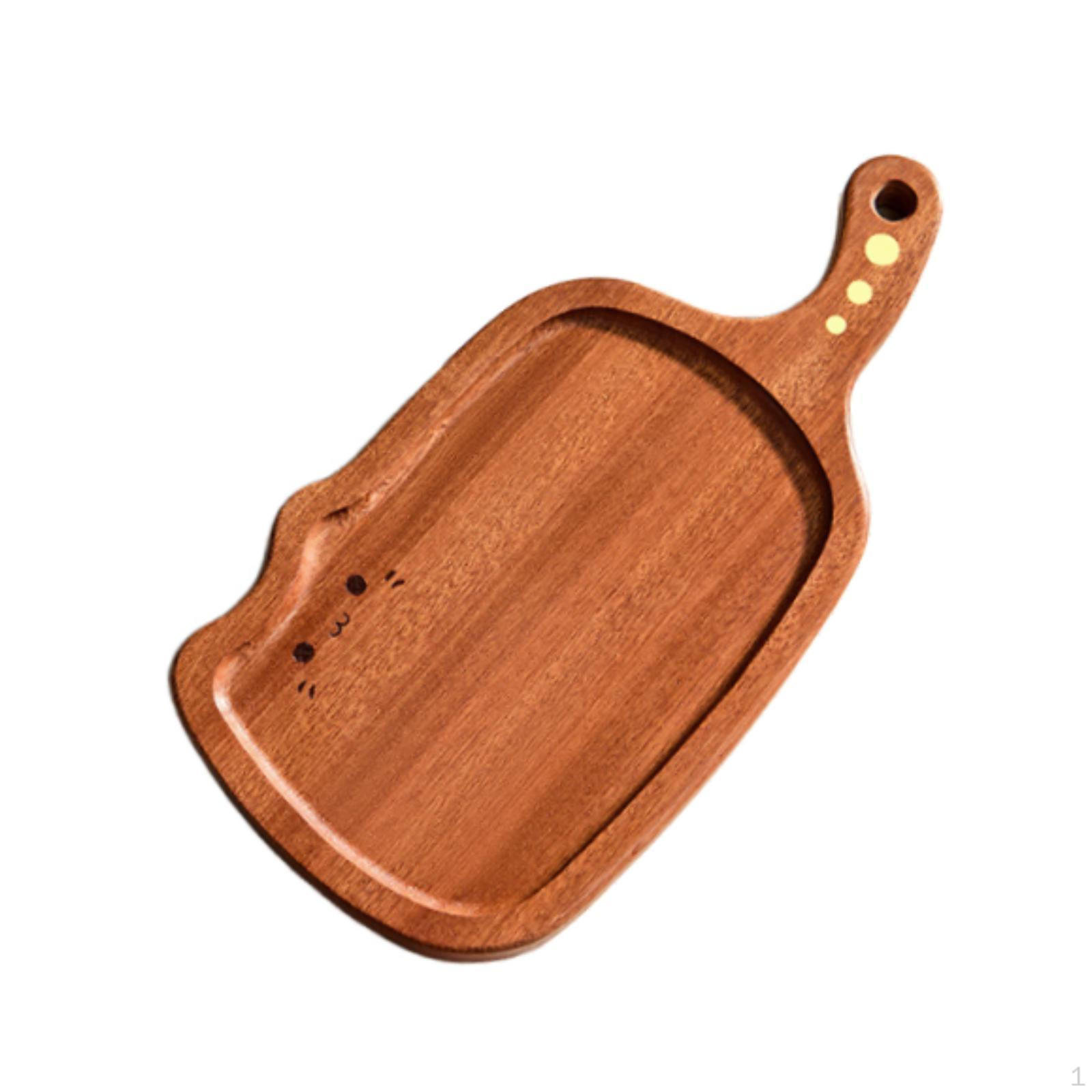 

Деревянная десертная тарелка Поднос для закусок Современная сырная доска Декоративное сервировочное блюдо Сухофрукты M