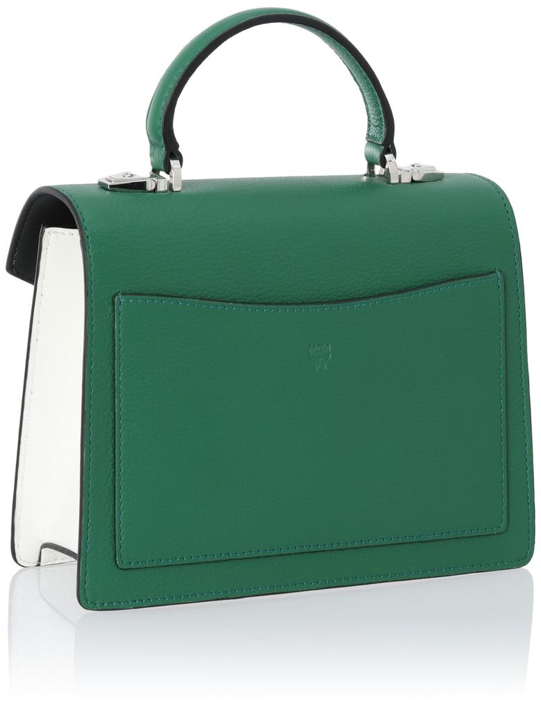 MCM Shoulder Bag MWE9APA26 Green Women's [Used]