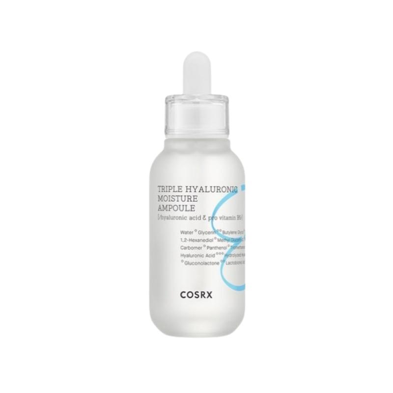 COSRX Hydrium Triple Hyaluronic Moisture Ampoule 40ml-Deep Hydration, Vitamin B5, Skin Barrier Care Serum 40ml