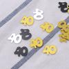 1200Pcs Number Sequins Confetti Party Decoration Table Scatter for Birthday Anniversary Wedding Celebration Sparkling Party