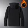 Polar Fleece Plus Velvet Thickened Men's Hooded Autumn and Winter Fashion Warmth Trend Fashion Dad Jacket
