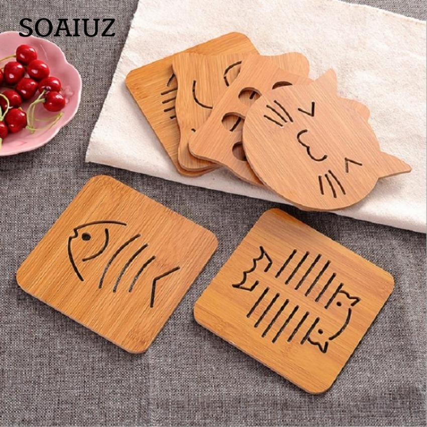 

Коврик для стола Деревянный теплоизоляционный коврик с рисунком Коврик для стола Нескользящий коврик для сковороды Коврик для чашки Коврики для стола и подставки