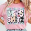 Striped Custom Teacher Name Coquette Bow Shirt, Personalized Teacher Shirt, Teach Love Inspire, Colorful Back To School Teacher Tee
