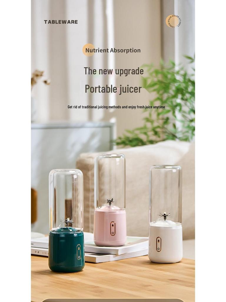 Portable Rechargeable Blender & Ice Crusher Juicer Cup