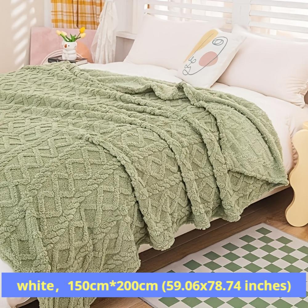 Jacquard Taft Fleece Blanket Coral Fleece Blanket Sofa Blanket Office Blanket Cross-border Blanket Pet Blanket