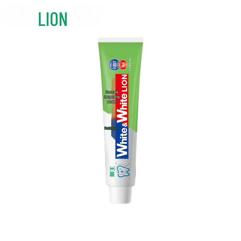 Lion WHITE&WHITE Baking Soda Probiotic Toothpaste