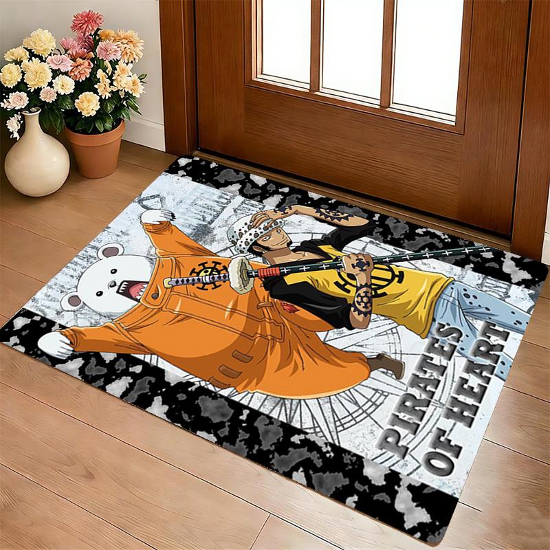 Pirate Heart Area Rug Carpet For Bedroom Game Playroom Living Room Nonslip Sofa Office Home Decor Doormat Christmas Gift C346