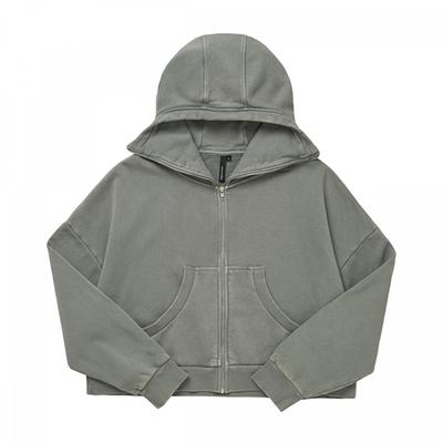 Celé Studio Es2106rh Mikina s kapucí na zip Rhino Těžká uniforma Zapínání na zip