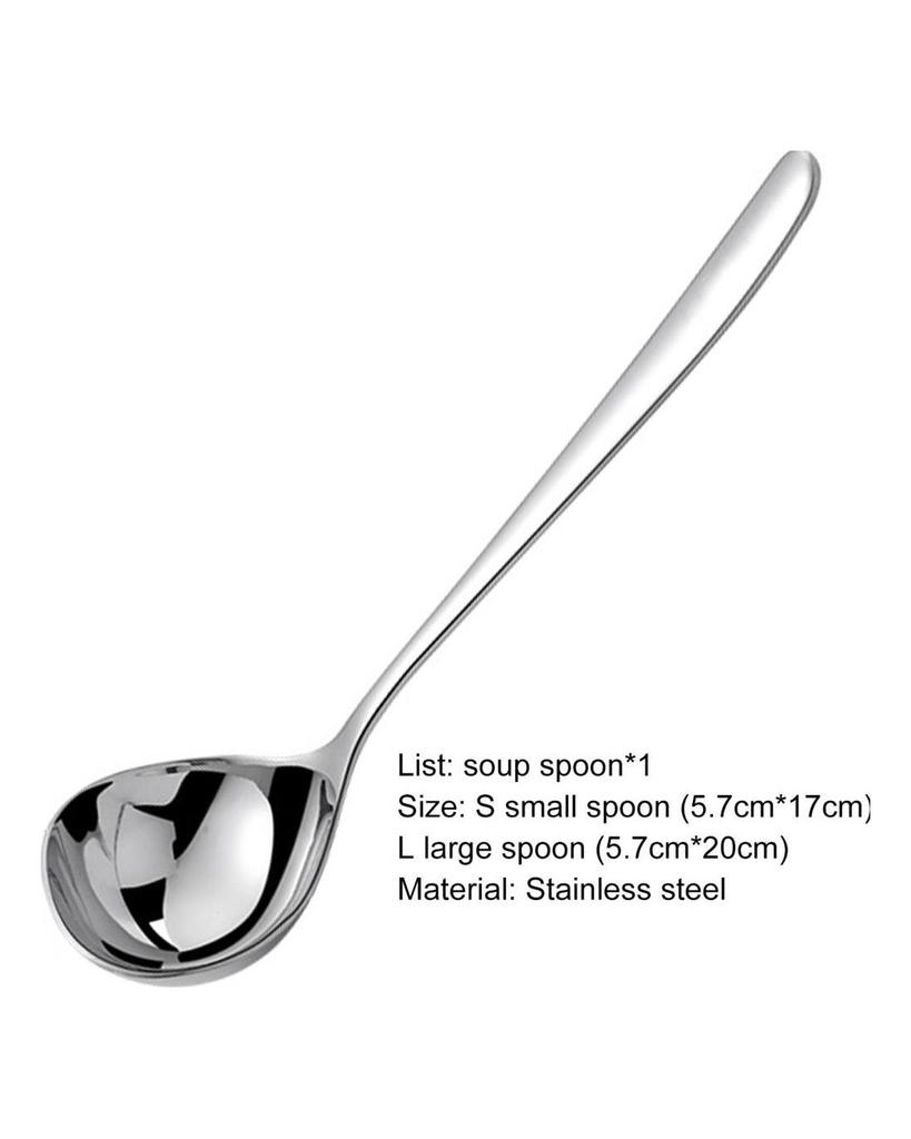 Polévková naběračka Nerezová na vaření v myčce nádobí Servírovací lžíce na horký hrnec