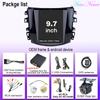 9.7 Inch Android 14 For Nissan Navara Terra Frontier NP300 2018 -2020 Tesla Style Screen Carplay Multimedia Auto Radio Stereo