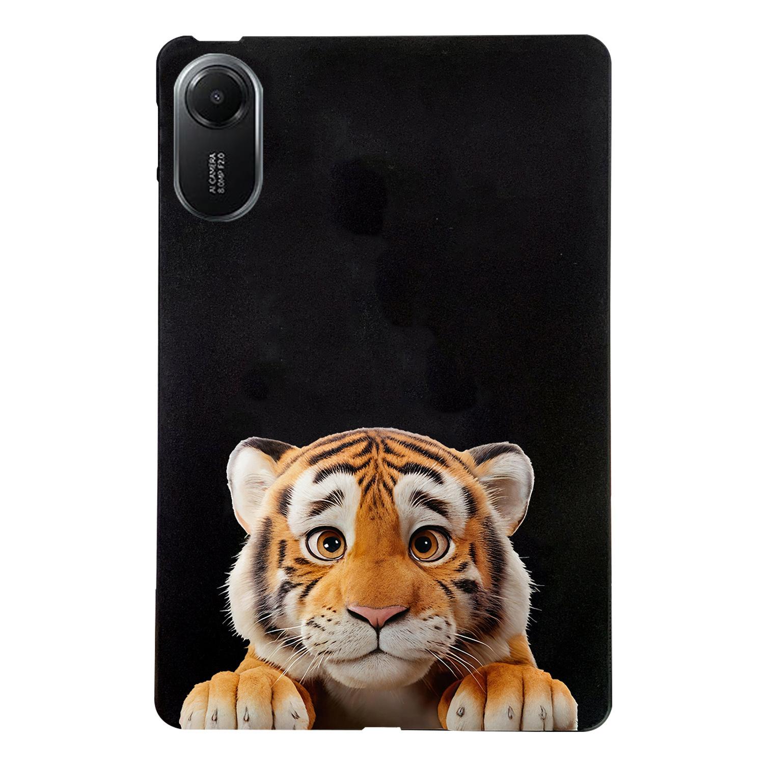 

Чехол для Xiaomi Redmi Pad 2 с принтом, тонкий защитный чехол для планшета из ТПУ Little Tiger