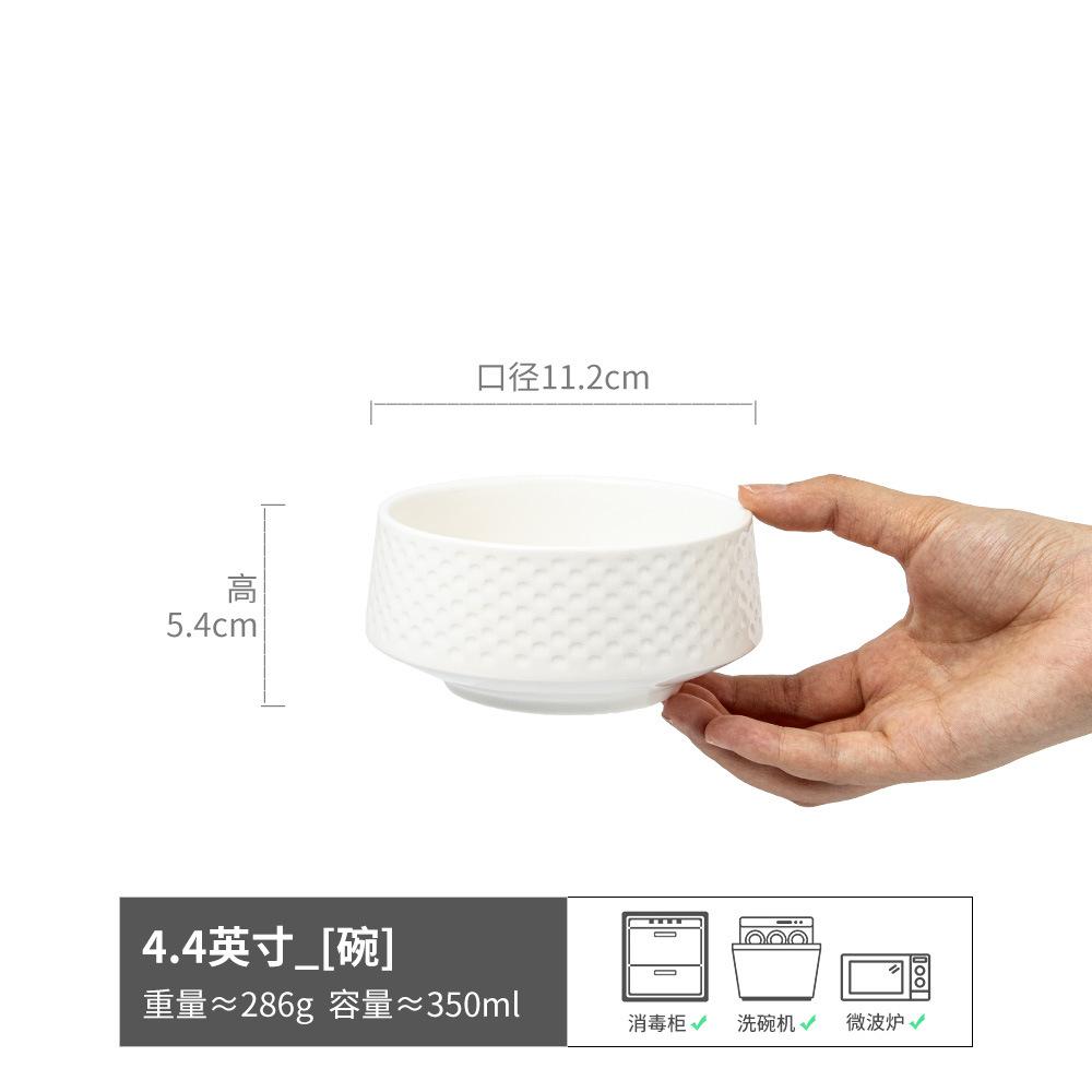 Household Dry Rice Small Bowl Retro Style Eating Fruit Bowl Rice Bowl Salad Bowl Soup Bowl Noodle Bowl Tableware Rice Bowl