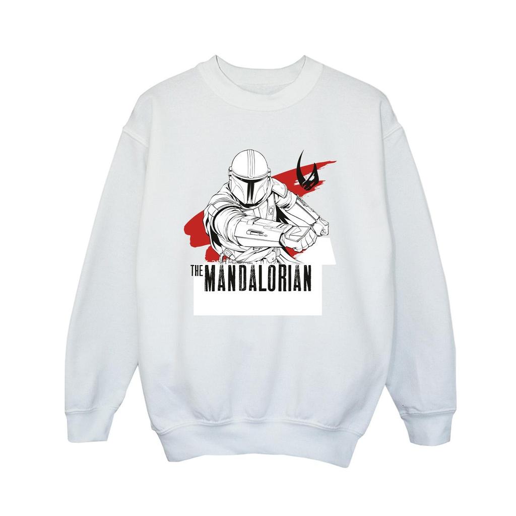 Star Wars Boys The Mandalorian Mando Shoots Sweatshirt
