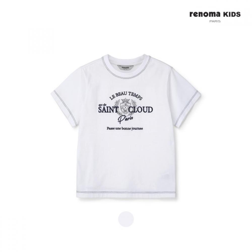 

[renoma Kids] Футболка с вышивкой для девочек r2421T161 35 off-white/120
