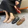 Square Head Thick Heel Bag Head Mary Jane Sandals Women's Shoes Summer Skirt Temperament Single Shoes
