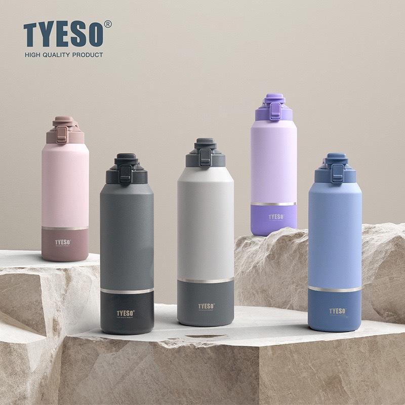 TYESO 1200/1500ML Thermo Bottle Stainless Steel Vaccum Travel Mug Leak-Proof Outdoor Sports Water Bottle Large Capacity Tumbler