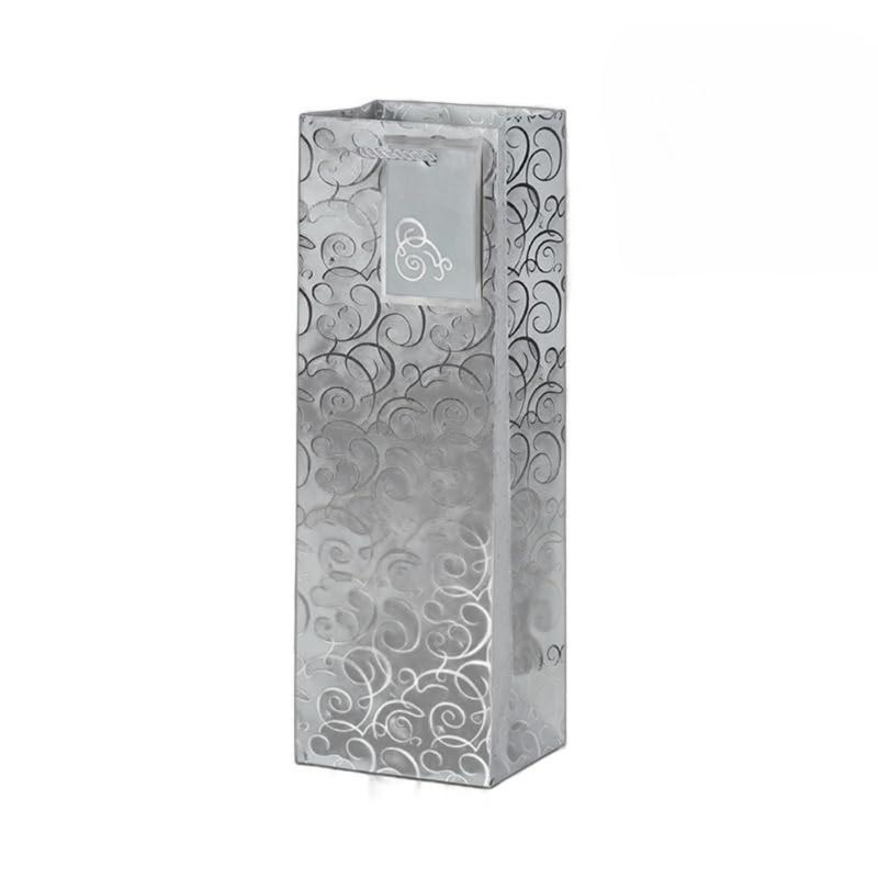 6 Pack Paper Wine Gift Bags Elegant Wine Presentation Bag Perfect for Anniversaries Weddings and Birthday Celebration