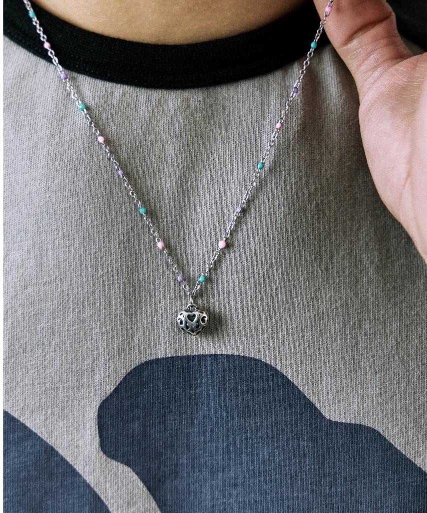 Nakedblood [Handmade] Baby Antique Heart Necklace