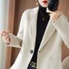 Temperament wool double-sided woolen wool coat women's short buckle winter small slim new coat women