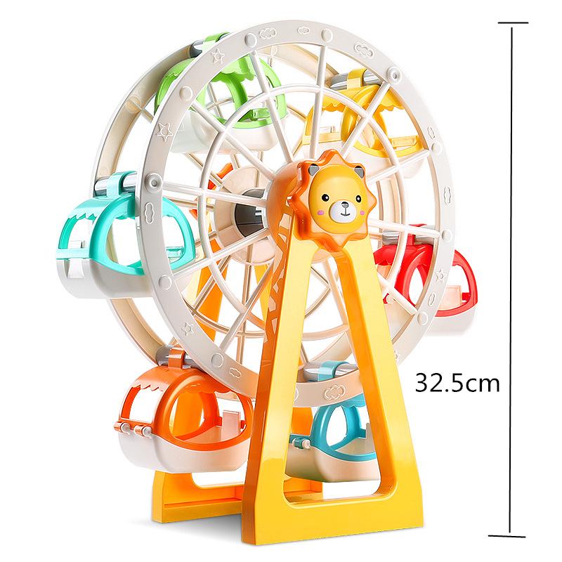 32 Stück/Set Kreatives Löwenförmiges Riesenrad Grobkörnige Bausteine DIY Steine Frühe Puzzle Spielzeuge Für Kinder Weihnachtsgeschenke