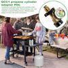 Propane Cylinder Adapter Propane Tank Gauge Pressure Meter Outdoor Cooking Accessories For Camping BBQ Grill Heater