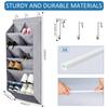 Hanging Shoe Organizer with 9 Pocket Hooks Wear Resistant 600D Oxford Shoe Storage Door Hanger Heavy Duty Deep Pockets Over New