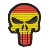 Haike Spain PVC Epoxy Punisher Flag Velcro Patch