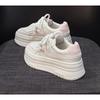 Fashion Designer Platform Sneakers for Women New Soft-soled Spring Autumn White Leather Shoes Female Fashion Casual Zapatillas De Mujer