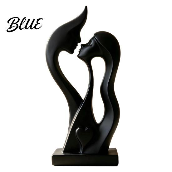 Creative Romantic Presents Lover Statue Abstract Figurine Couple for Birthday Modern Minimalist Home Decor Love Sculpture Artistic Embrace Figurines