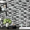 12PCS Marble Splicing Tile Stickers Self Adhesive Wall Sticker Kitchen Bathroom Waterproof And Oil Wallpapers Home Decoration