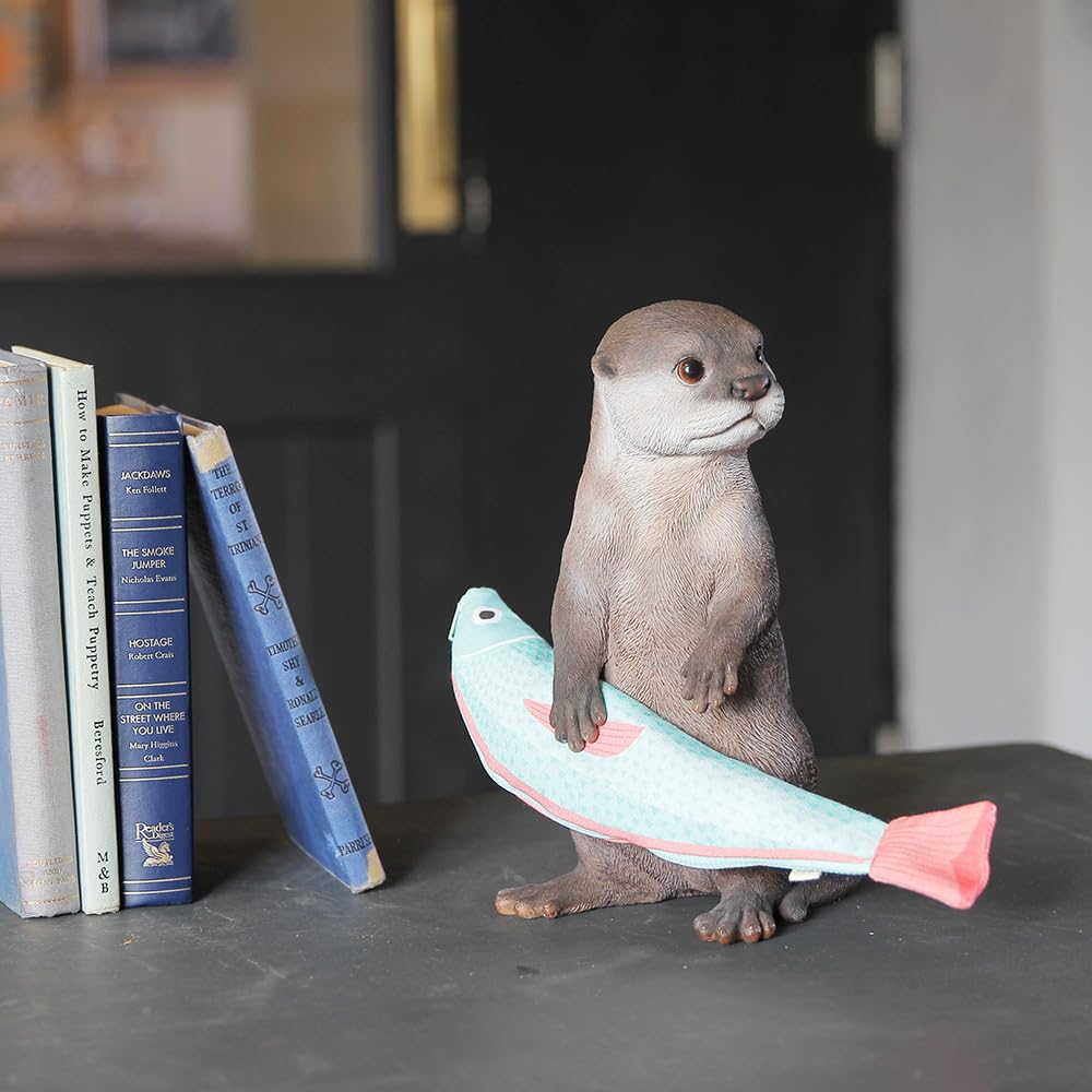 Otter Piggy Bank Realistic Object Figurine PET BANK OTTER #2911