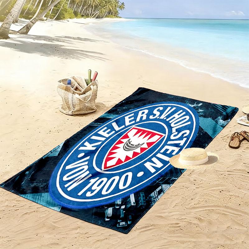 Kiel Pride Print Strandtuch, Großes Weiches Schnelltrocknendes Handtuch für Strand Camping Schwimmen