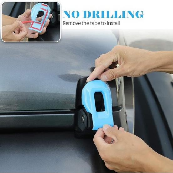 Front Engine Hood Lock Latch Buckle Cover Trim For Jeep Wrangler JL JLU JT Parts