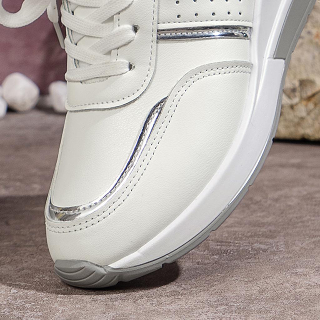 Women's Sports Casual Shoes Fashion Slope Heel Thick Sole Large Size Casual Sports