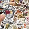 10/30/50pcs Retro Dark Academia Graffiti Stickers Gothic Art Aesthetic Decals Decoration Skateboard Scrapbook Phone Sticker Pack
